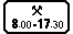 Знак 8.5.6 Время действия Знак 8.5.6 Время действия