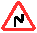 Знак 1.12.1&nbsp;Опасные повороты