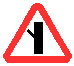 Знак 2.3.5&nbsp;Примыкание второстепенной дороги