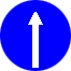 Знак 4.1.1&nbsp;Движение прямо